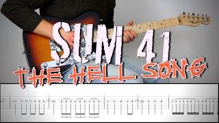 SUM 41 - THE HELL SONG (Solo) | Guitar Cover Tutorial (FREE TAB)