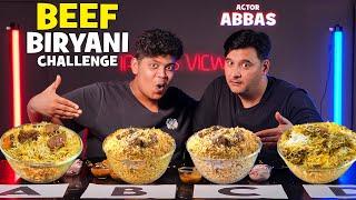 Beef Biriyani Challenge with Actor Abbas - Irfan’s View