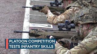 Soldiers test infantry skills in platoon competition in honour of fallen officer