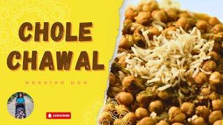 Chhole Chawal | Delhi Style Amritsari Chole | छोले चावल | Quick lunch recipe| Brown Rice