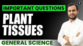 Important Questions on Plant Tissues | Types of plant tissues | Biology | General Science