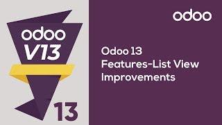 Odoo 13 Features - List View Improvements