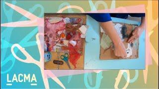Make Art @ Home | Collage making with household materials