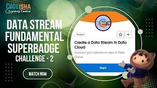 Data Stream Fundamentals Superbadge | Create a Data Stream #Salesforce #CodeIsha #DataStream