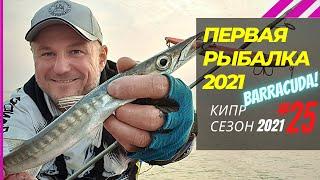 Мелкая барракуда на большие воблеры  Рыбалка на Кипре  Часть - 25 Сезон 2021