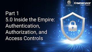 Part 1 - 5.0 Inside the Empire - Authentication, Authorization, and Access Controls