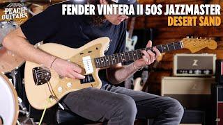 No Talking...Just Tones | Fender Vintera II 50s Jazzmaster | Rosewood - Desert Sand