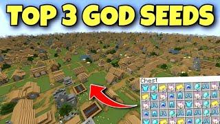 TOP 3 GOD SEEDS For Minecraft Bedrock And Pocket Edition | Seed Minecraft 1.19 | Minecraft Seeds