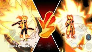 Naruto Mugen Battle - Naruto Rikudou Vs Minato KCM (Exagear Android)