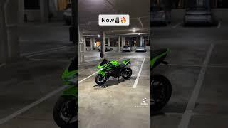 Ninja 400 before vs after