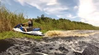 Fast JetSki Ride in Tight Twisty Canals