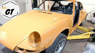 FINAL Hood Install On My Porsche 911 Long Hood Backdate Conversion - Welded Extension