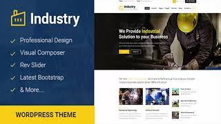 Industry - Factory & Industrial Business WordPress Theme | Themeforest Website Templates and Themes