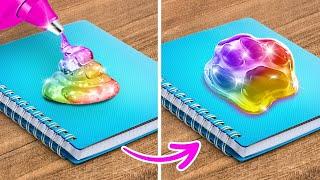 COOL & VIRAL DIY CRAFTS TO BRIGHTEN YOUR DAY Fun Drawing Hacks & Creative Ideas by 123GO! Like