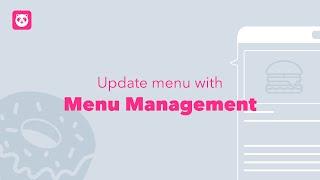 Update menu with Menu Management