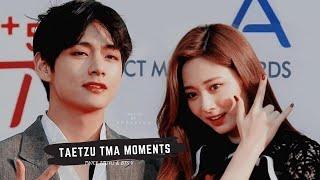 BTS V TAEHYUNG & TWICE TZUYU (TAETZU) MOMENTS AT THE FACT MUSIC AWARDS 2019 (TMA)