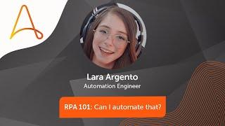 RPA 101: Can I automate that?