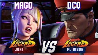 SF6 ▰ MAGO (Juri) vs DCQ (M.Bison) ▰ High Level Gameplay