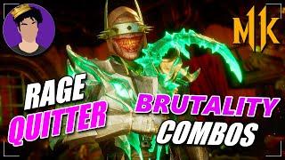 TERMINATOR RAGE QUITS AFTER MERCY! | Mortal Kombat 11 - Noob Saibot