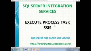 EXECUTE PROCESS TASK IN  SSIS | POWER SHELL SCRIPT IN SSIS