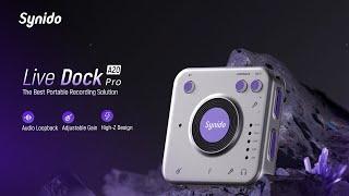 【New Release】 Synido live Dock A20：The Best Portable Recording Solution