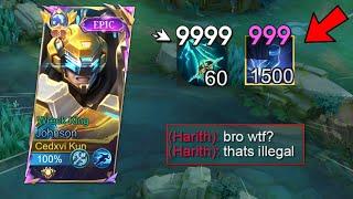 JOHNSON WITH SKY PIERCE + DIRE HIT IS 101% BROKEN!!- Thank you moonton for this new item!!