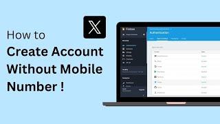 How To Create Twitter Account Without Mobile Number !