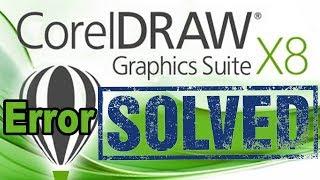 CorelDraw X8 Error- Your System Has Not Been Modified To Complete Installation