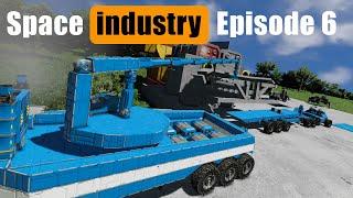 Space Engineers Industry: Building Crane "The Rotator" EP6