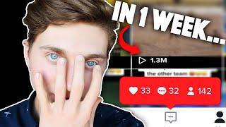 I Went VIRAL On TikTok Without Showing My Face (VIRAL IN 1 WEEK!)