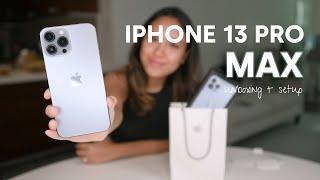 iPhone 13 Pro Max Unboxing | Sierra Blue