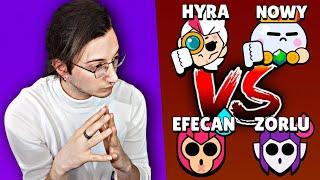 HYRA&NOWY297 VS ZORLU&EFECAN | TREN KAZASI GİBİ VS! #brawlstars