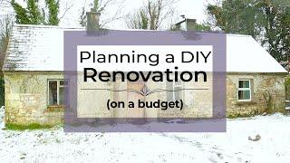 Planning a BUDGET DIY Reno on our Abandoned Irish COTTAGE