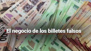 El negocio de los billetes falsos: pagas 5 mil y te dan 30 mil en “billetes espejo”