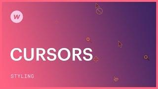 Changing cursors - Webflow CSS tutorial (using the Old UI)