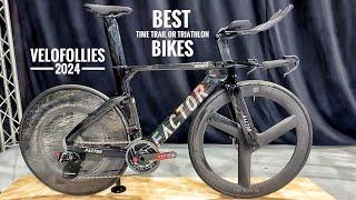 NEW Top 10 Best Time trial / Triathlon Bikes for 2024 | Velofollies 2024 Kortrijk