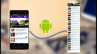 How to get full webpage screenshot in any Android Smartphones