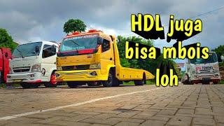 bemper sigra vs jettbus 3   dua truck canter HDL adu ganteng  towing modifikasi captain road