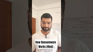 How Ransomware Works (Hindi)                                      #ransomware #cybersecurity