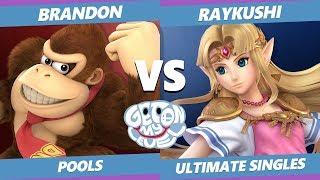 GOML 2019 SSBU - Brandon (Donkey Kong) Vs. Raykushi (Zelda) Smash Ultimate Tournament Pools