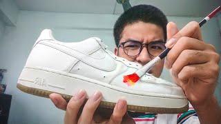 Custom รองเท้า Air Force 1!! "Fearless Cartoon" (เพ้นท์รองเท้า โคตรเท่!!)... EP.1