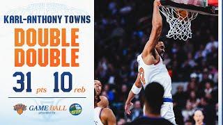 Karl-Anthony Towns drops 31 PTS and 10 REB against the Toronto Raptors | December 23rd, 2024