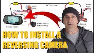 How to Install a Reversing Camera - Budget Van Build Ep 5