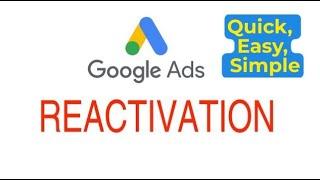 How to reactivate Google Ads Account, Steps to Reactivate Your Google Ads Account in 2023