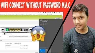 Wifi Connect Without Password - How to Connect Wifi With MAC Address - Device Basic Settings
