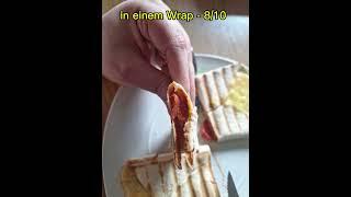 Wraprezept - Tomatenmark in ein Wrap, Käse, Salami dazu auf den Grill  #renetestet