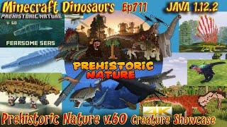 Prehistoric Nature Mod v60 Showcase Jurassic Creatures Minecraft JAVA 1.12.2 Dinosaurs Ep711