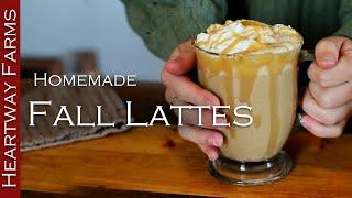 Better than Starbucks... by a LOT! Cozy Maple and Apple Fall Lattes