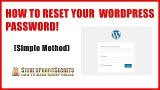 How to Reset WordPress Admin Password from cPanel and phpMyAdmin