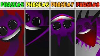 All Phases in Incredibox Sprunki! Phase 5 VS Phase 6 VS Phase 7 VS Phase 8